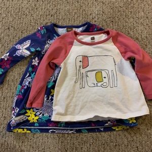 2 12-18 month Tea long sleeve shirts